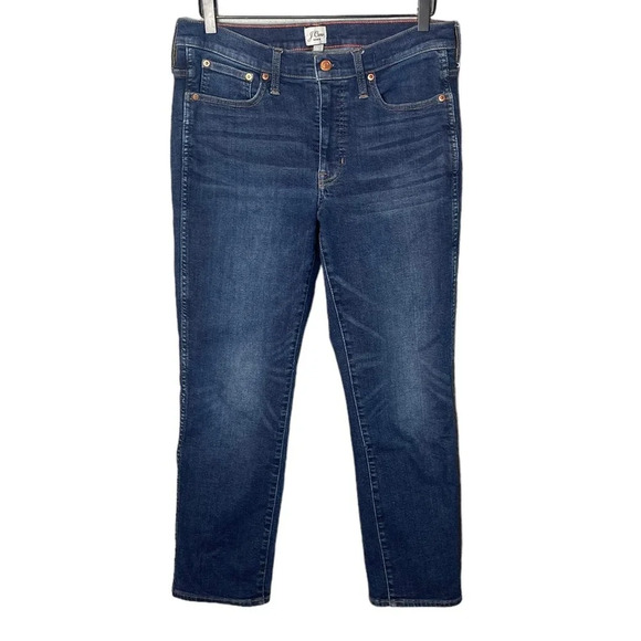 J. Crew Women’s 9” Vintage Straight Jeans Size 30 in Bristol Wash - Picture 1 of 8